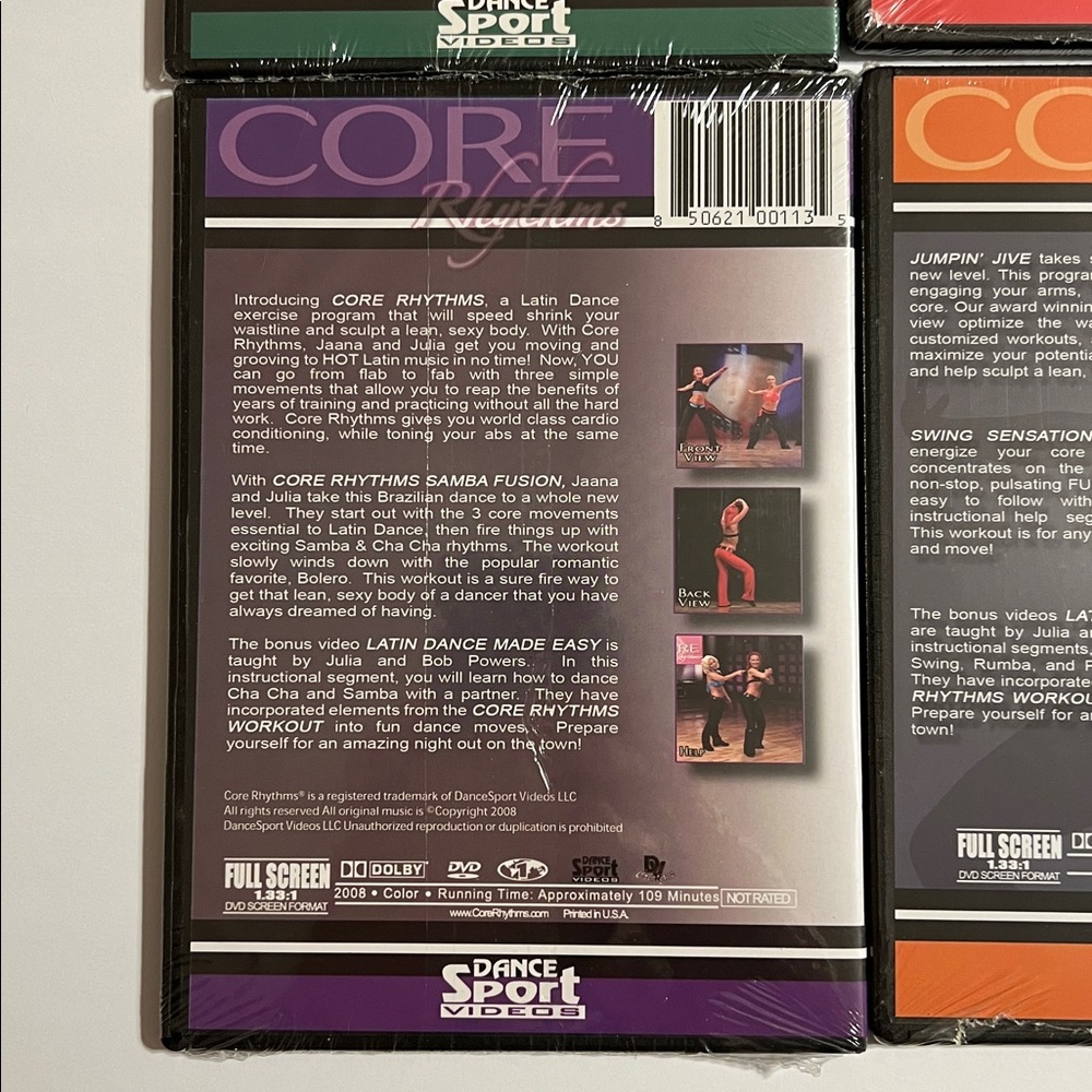Core Rhythms Dance Exercise Program DVD Set. Fitness Program. - Picture 12 of 14